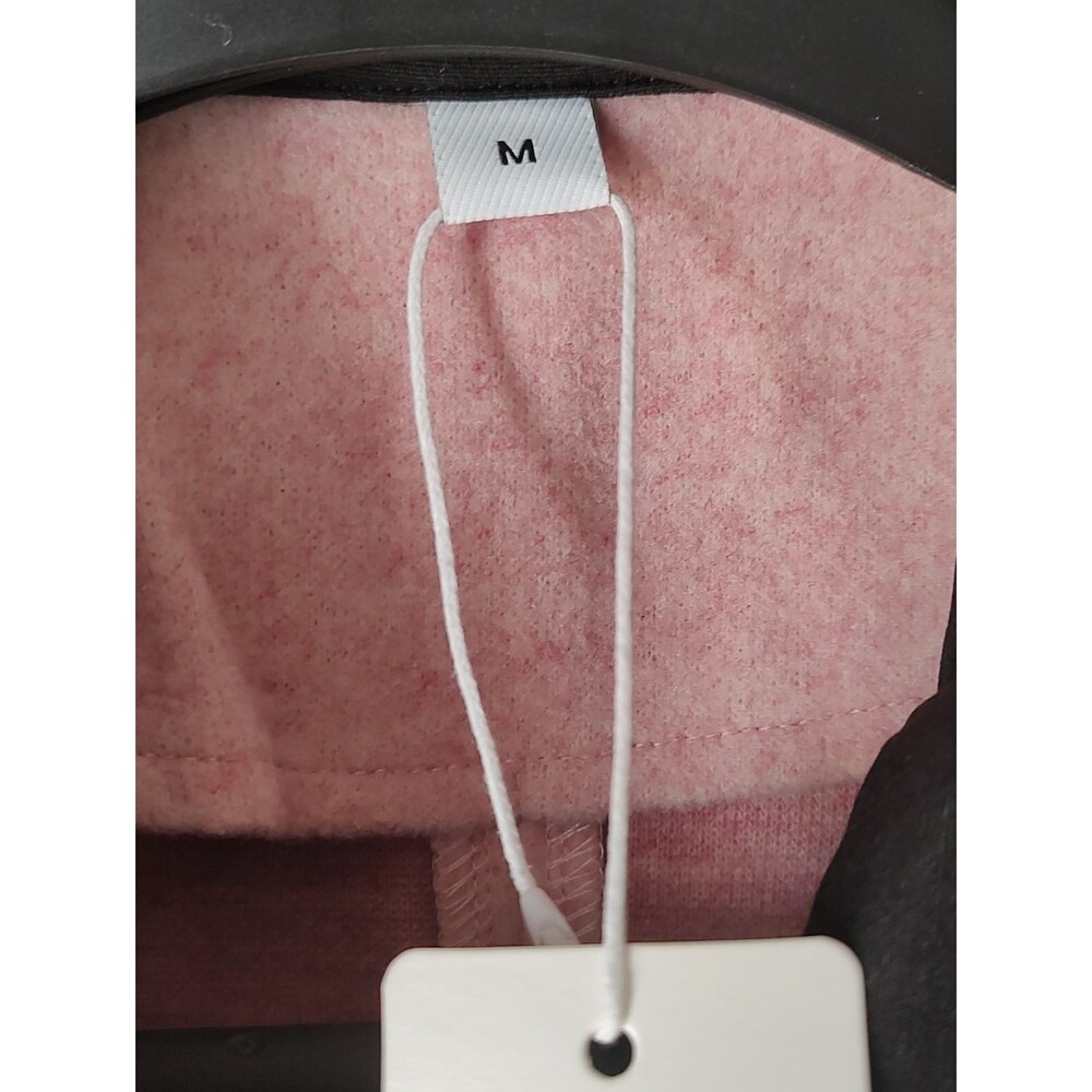 Double-Breasted Pink Coat with Black Trim Size Medium - Picture 5 of 7
